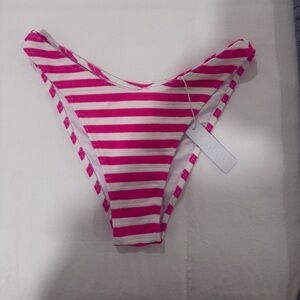 Pink horizon bright swim Bikini Bottom